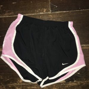 Black and Pink Nike Shorts